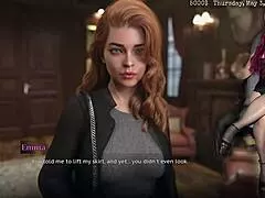 secretary upskirt tease gone wild naked bound in public stockings game ep 6 😜