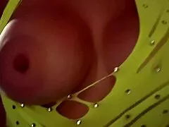 Italian artemisia love shakes juicy big nipples tits slow motion