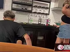 Naughty STEPMOM Agatha Catches Me PORN-Watching I ARROMBO Her ASS