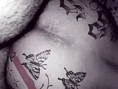 Street Artist Leaves Cum in Latina's Big Ass After Lingerie Toy Play