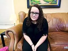 Harper B's big tits and tattoos make her rimjob tongue worship insane