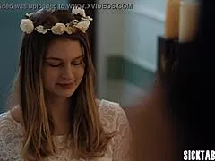 Wow Bunny Colby Fingered Hard in Wedding Dress by Alex Coal!