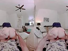stepmom sneaks in for your throbbing morning cock relief session