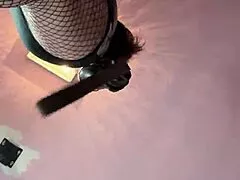 kate's massive ass in latex heels dominates as bdsm femdom milf goddess