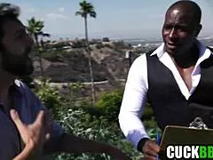 Cuck Watches As BLACK BULL ANAL Fucks Wife Hard To Seal Their Cuckold Deal In Bedroom