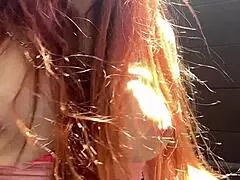 ohh my italian big tits are bouncin wild outside artemisia luvs this solo fetish vibe