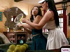 i shove my tongue deep in my petite asian stepdaughter's shaved tight pussy