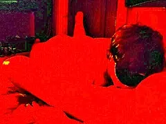 hot milf delivers steamy head in red light glow no talking needed