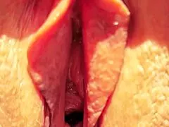 ever seen a horny mature flash her wide open shaved cunt up close?