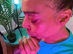 Can MTA Milf Slobber Nasty On Monster Cock?