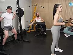 what if a big ass milf took bwc anal creampie in public gym while watched?