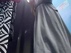 hidden cam spies russian girl changing clothes big boobs dressing room