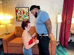 desperate stepmommy's lustful seduction of football coach saves losing game