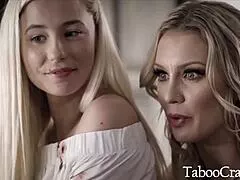 What if kinky stepmom and stepdaughter interview a potential stepdaddy together?