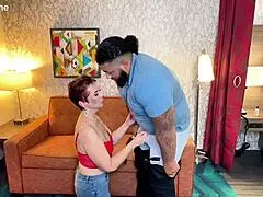 desperate stepmommy's lustful seduction of football coach saves losing game