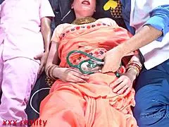 indian doctor faces off against stepmom in hospital with dirty hindi talk