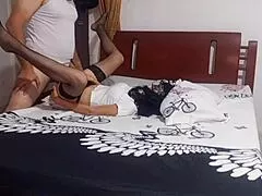 skinny venezuelan milf begs caracas client to bareback her tight pussy