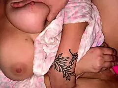 this hot milf grabs her huge natural tits while taking rough cock for multiple orgasms with toys