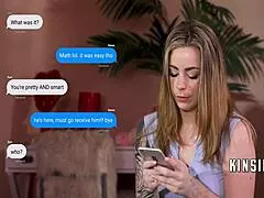 stepdaughter kyaa chimera and renee rose disturb family with tommy gunn watching