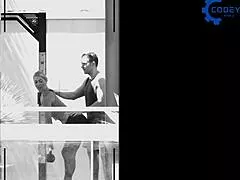 Heart-pounding orgasm as trainer ravishes muscular bride missionary style