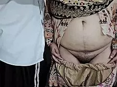 Desi Faqeerni's Hairy Big Ass Cheeks Clap on Thick Indian Cock for Cash and New Suits in Rough Bareback Session