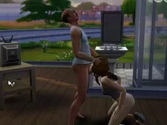 Emo Teen Fucked By Intruder In Sims 4 Bible Parody