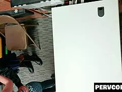Young shoplifter calls stepmom who strips for cop burglar submission roleplay