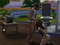 Emo Teen Fucked By Intruder In Sims 4 Bible Parody