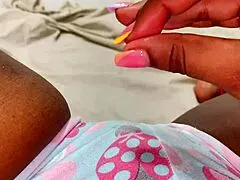 tight shorts rubbing my ebony mommy pussy till i orgasm hard?