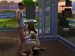 Emo Teen Fucked By Intruder In Sims 4 Bible Parody