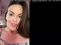 PERFECT DAY FOR MOMMY Getting creampie while he's locked in chastity with my strapon toys!