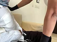 Hot Desi Girlfriend Boyfriend Doctor Roleplay in Hostel Room