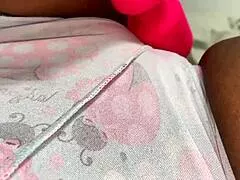 My fat ebony latina stepmom masturbates huge ass and sends steamy whatsapp video 📱🍑