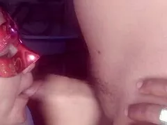 My neighbor milf blows my huge cock bareback