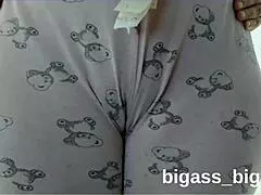 why hide that fat cameltoe in pajamas while masturbating?