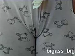 why hide that fat cameltoe in pajamas while masturbating?