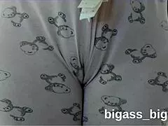 why hide that fat cameltoe in pajamas while masturbating?