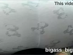 Farting BBW bends over in pajamas unleashing fetish gas blasts