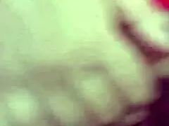Real Indian couple's homemade MMS shows girlfriend's wet moans footjob foreplay