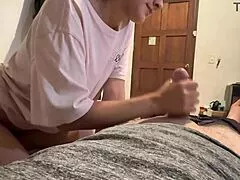 fucking sexy latina neighbor in her bedroom secretly