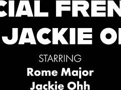 rome major pounds jackie oh's tight pussy doggystyle outdoors interracial