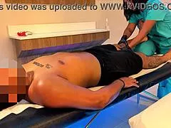 hey latina masseuse babe gives me that sensual oily rubdown with hot handjob and blowjob finish