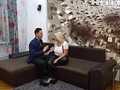 Behind Scenes: Big Tits Milf Anna Valentine Takes Hardcore Gaping Fuck
