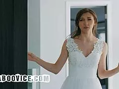 cuckold bride caught her fiance fucking his busty stepmom and loved it
