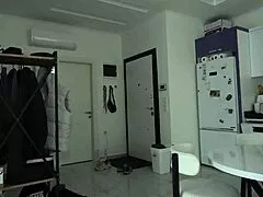 stepmother has to take a dick from her ass to mouth to make her boy cum faster