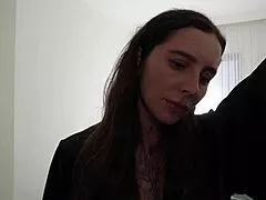 stepmother has to take a dick from her ass to mouth to make her boy cum faster