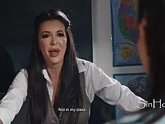 Teacher makes students fuck for amusement