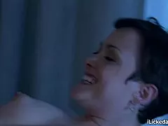 bffs get horny and end up scissoring after movie
