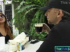 real thai amateur milf with ass picked up and fucked by big dick