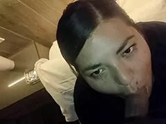 DANDO UNA CHUPADA OUTDOOR WITH A CURVY MEXICAN WIFE